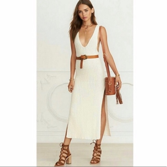 Free People Emmy Sweater Dress Knit Size S -NICE!! - Picture 2 of 14